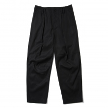 URU / ウル | COTTON GABARDINE - 1 TUCK PANTS - D.Navy | 通販