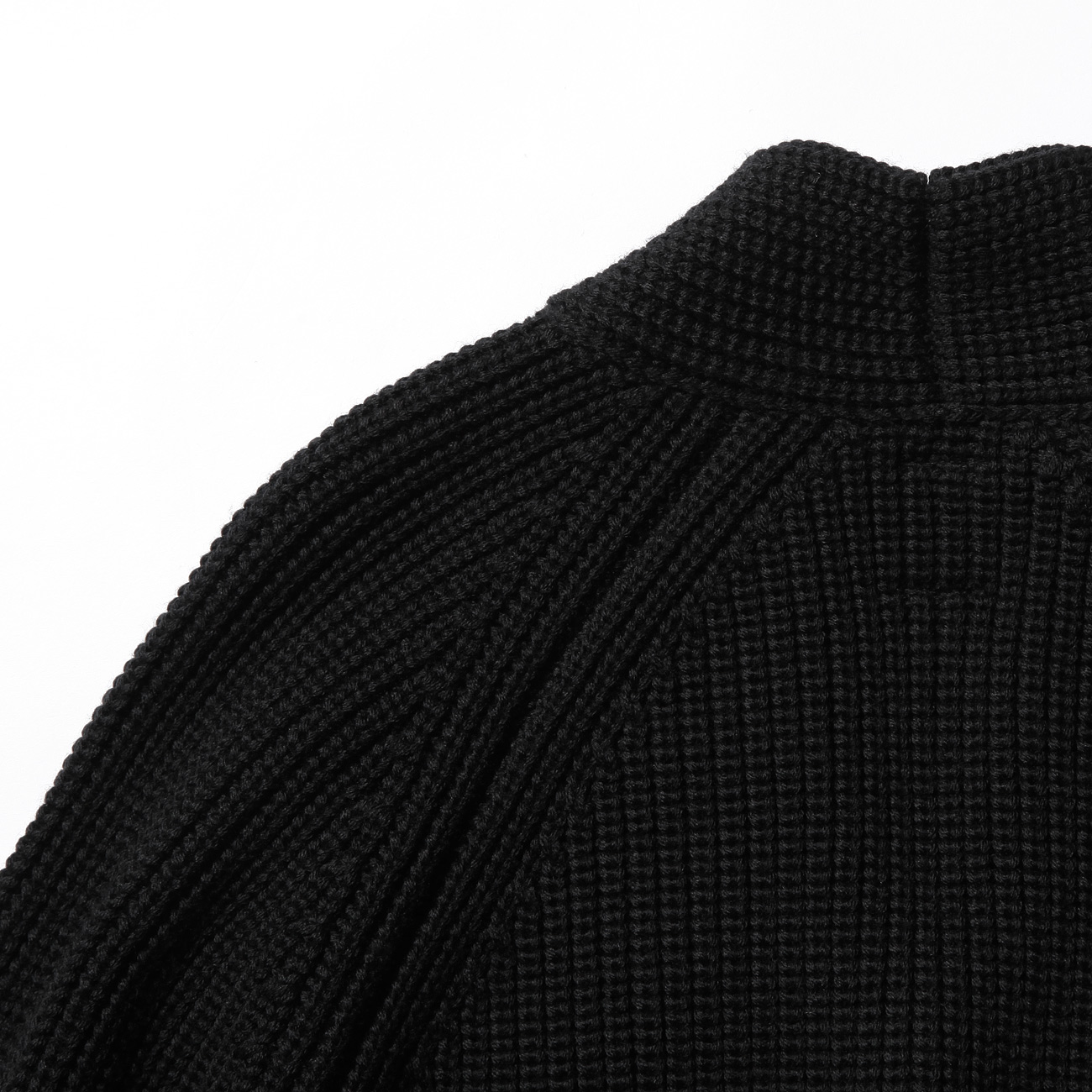 BATONER / バトナー | 片畦変形ショールカラーカーディガン