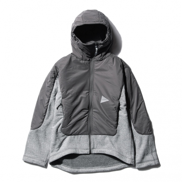 and wander / アンドワンダー | twill fleece jacket - Gray | 通販 - 正規