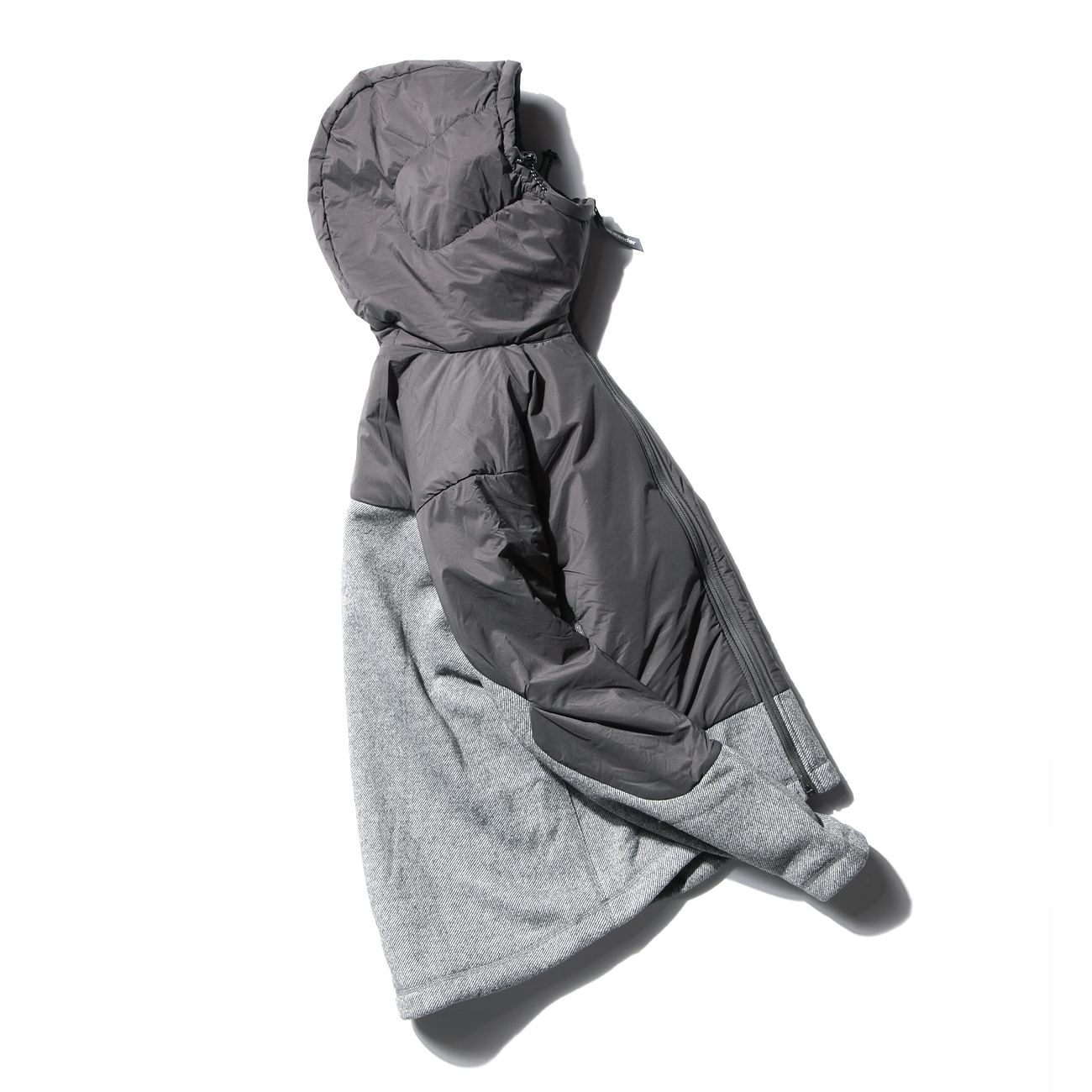 and wander / アンドワンダー | twill fleece jacket - Gray | 通販