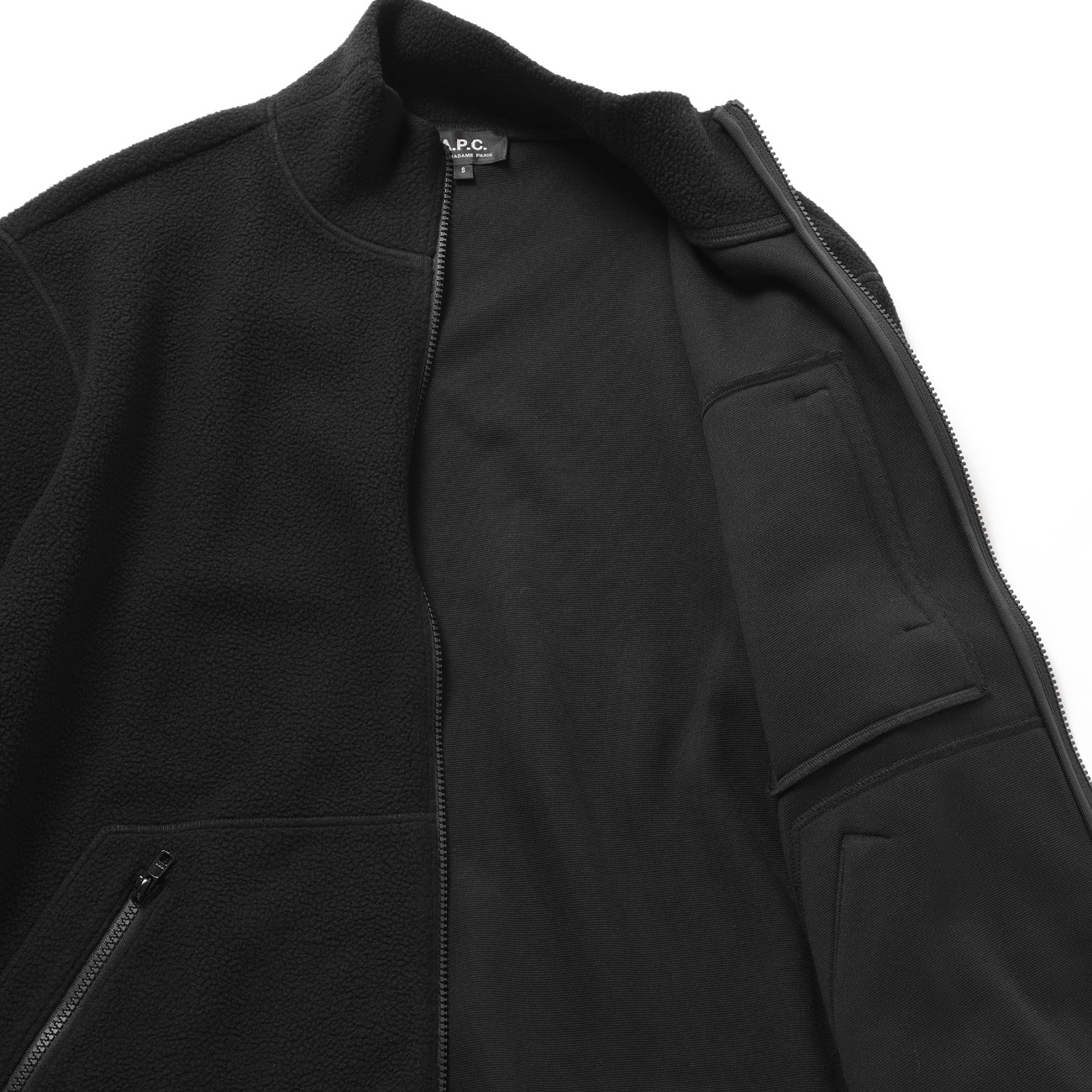 A.P.C アーペーセー　MOTO BLOUSON XS black モトブルゾン｜HOMME ｜A.P.C. | アーペーセー日本公式オンラインストア