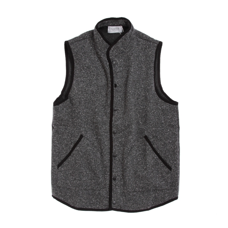 極美品　FLISTFIA フリストフィア　セットアップ　切り替え素材　ブラック 極美品 FLISTFIA フリストフィア セットアップ 切り替え素材