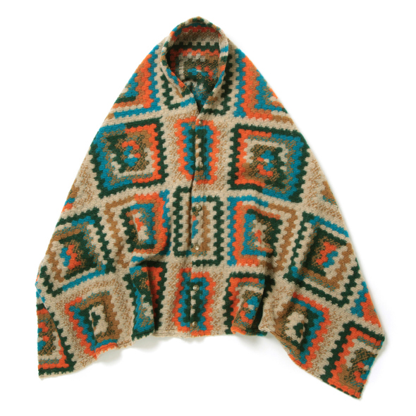 ENGINEERED GARMENTS / エンジニアドガーメンツ | Button Shawl - Poly
