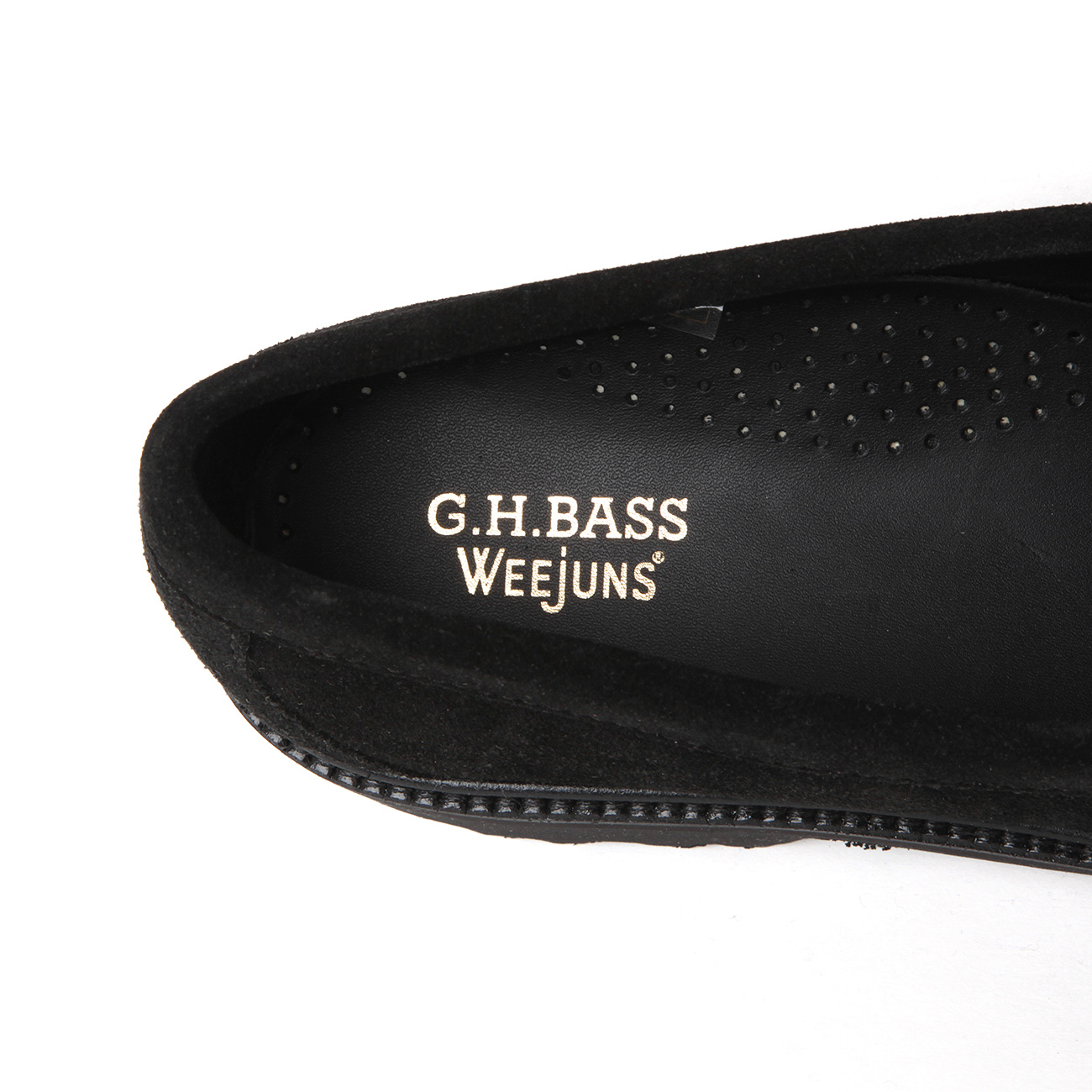 G.H.BASS / ジーエイチバス | LARSON SUEDE - Black Suede