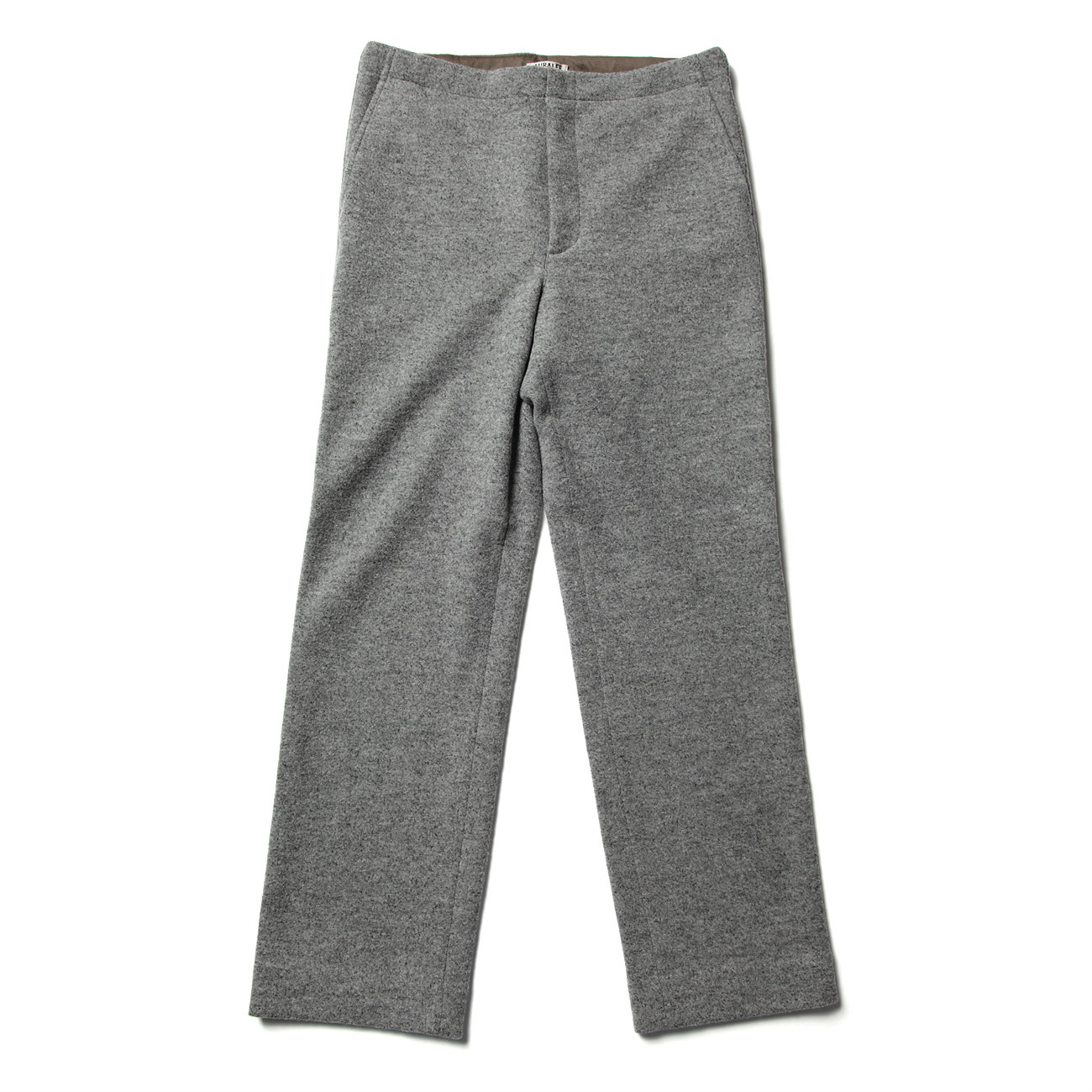 WOOL LING YARN MILLED JERSEY PANTS (メンズ) - Top Gray