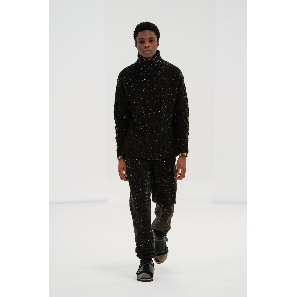 AURALEE / オーラリー | SILK COTTON BRUSHED FLANNEL SHIRTS (メンズ
