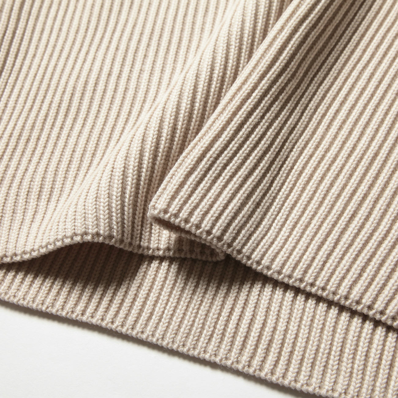 Batoner バトナー Rib Crew Neck Pink Beige 通販 正規取扱店 Collect Store コレクトストア