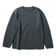 BATONER RIB CREW NECK 19AW サイズ3 BATONER / バトナー | SOLID WOOL RIB CREW NECK (メンズ) - Beige