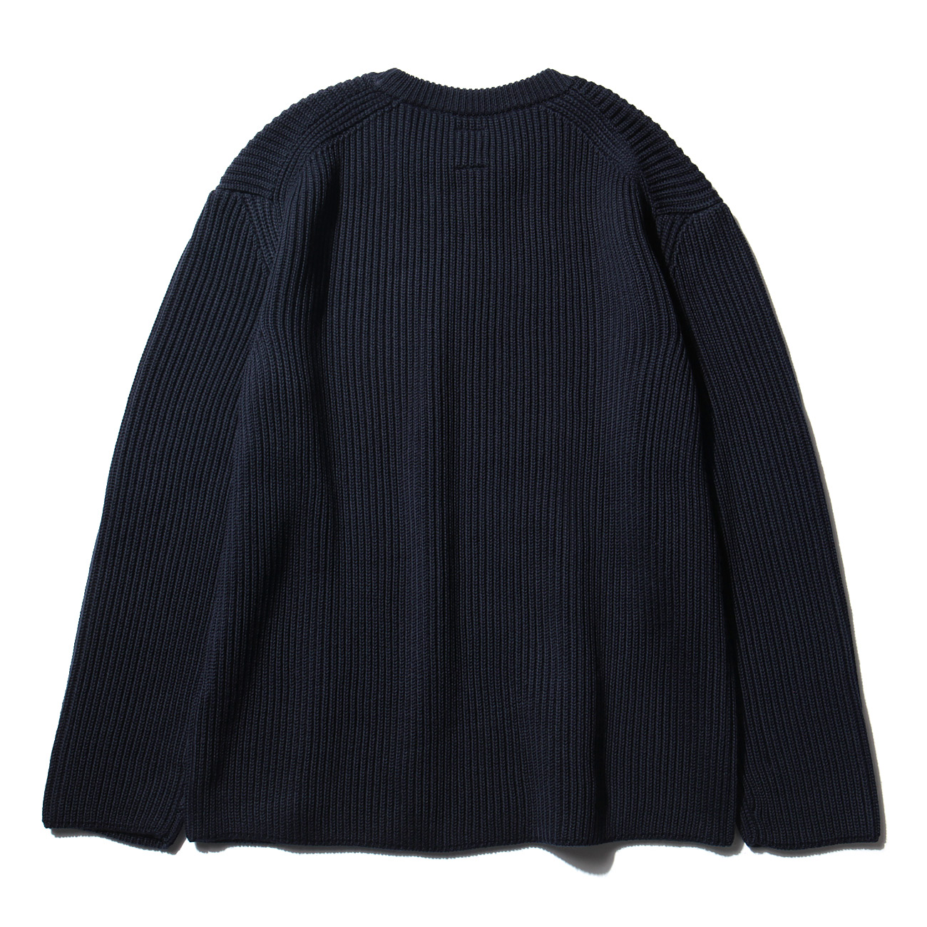 BATONER / バトナー | RIB CREW NECK - Navy | 通販 - 正規取扱店