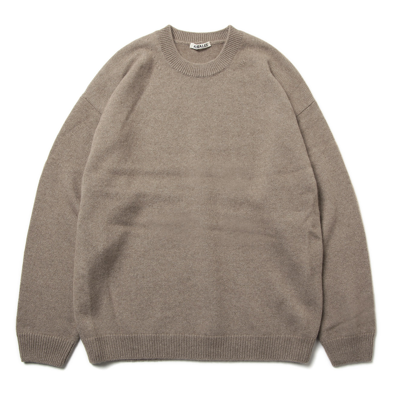 BABY CASHMERE KNIT P/O - Natural Brown