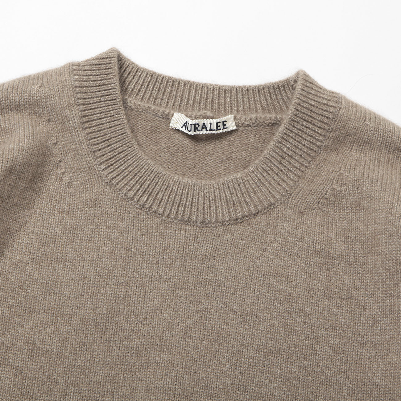 BABY CASHMERE KNIT P/O (メンズ) - Natural Brown