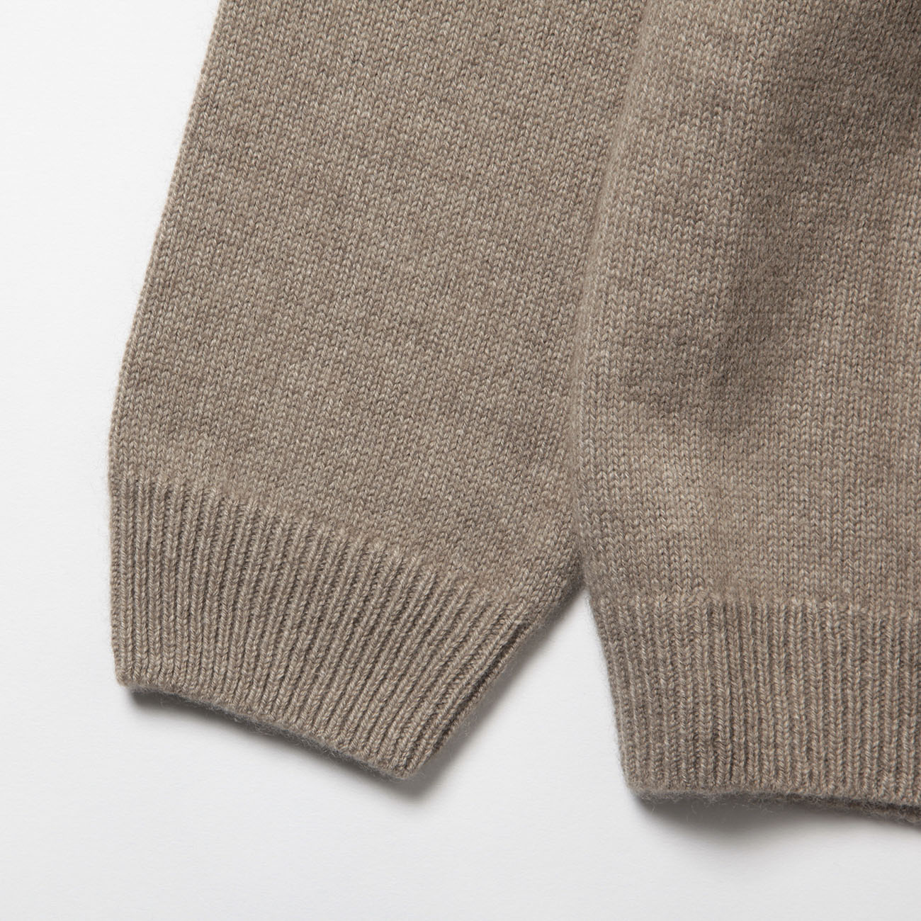 BABY CASHMERE KNIT P/O - Natural Brown