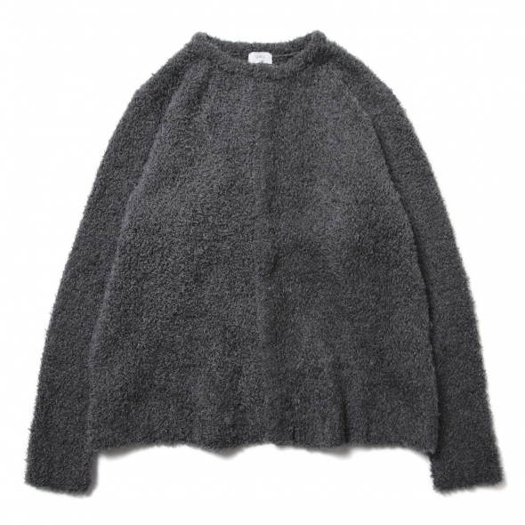 URU / ウル | CREW NECK KNIT CARDIGAN - Gray | 通販 - 正規取扱