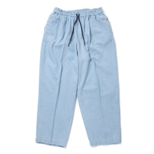 S.F.C Stripes For Creative / エスエフシー | SUPER WIDE DENIM PANTS - Light Blue