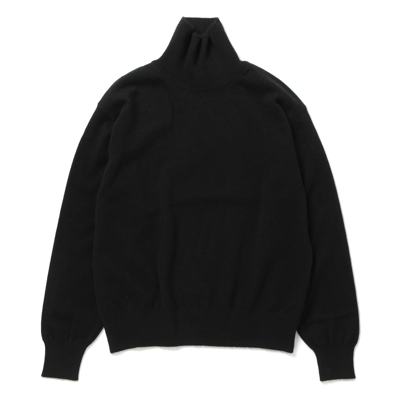 BABY CASHMERE KNIT TURTLE (レディース) - Top Black