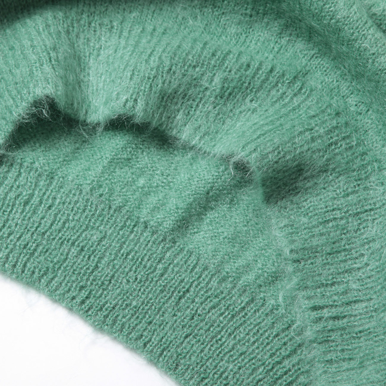 AURALEE / オーラリー | BRUSHED SUPER KID MOHAIR KNIT POLO (メンズ