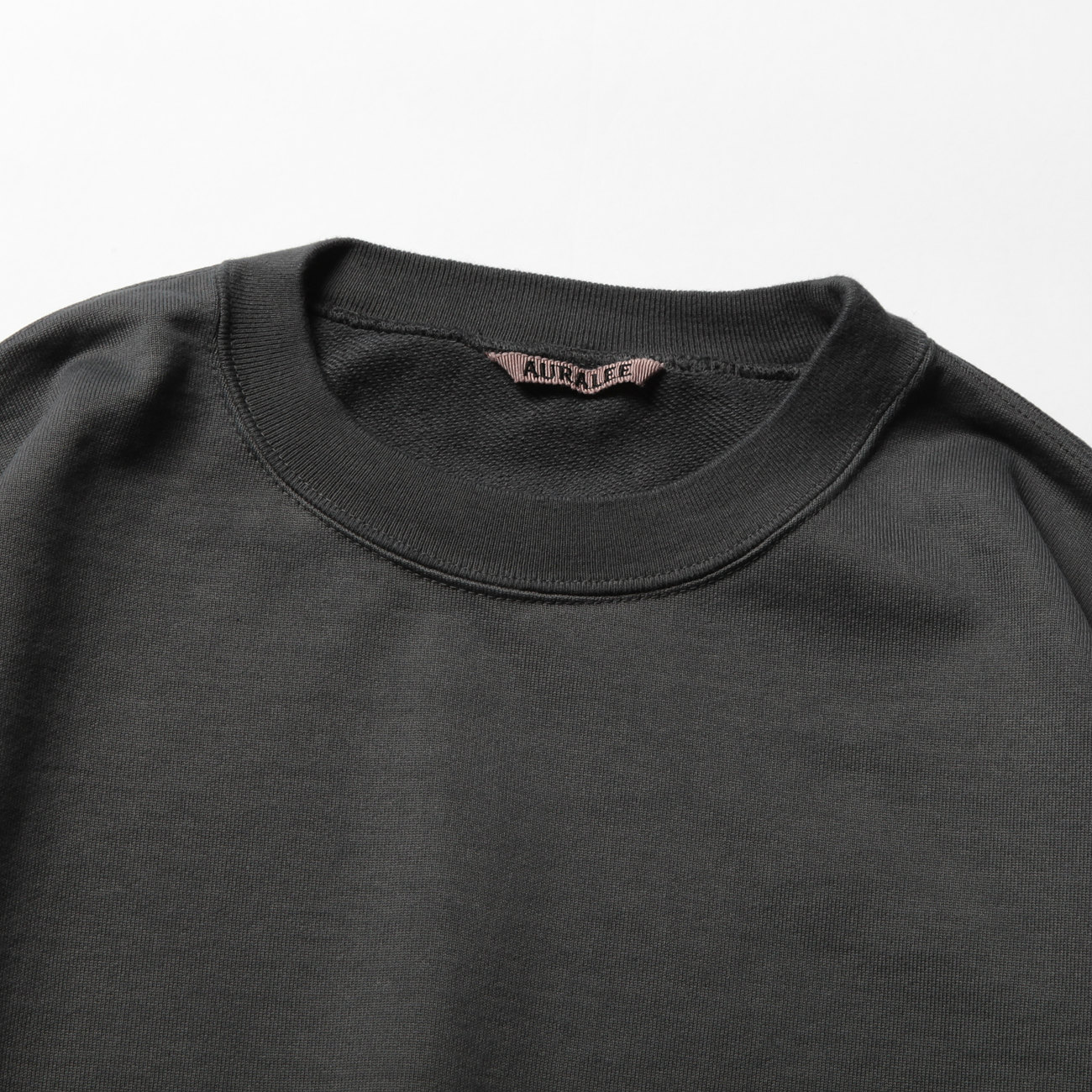 ORGANIC COTTON COMPACT GRADATION DYED SWEAT P/O (メンズ) - Ink Black Gradation