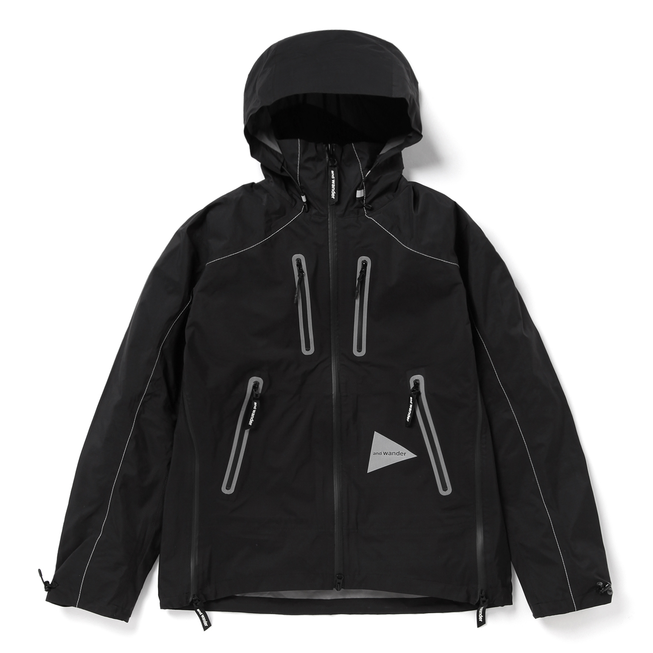 and wander / アンドワンダー | e vent jacket - Black | 通販 - 正規