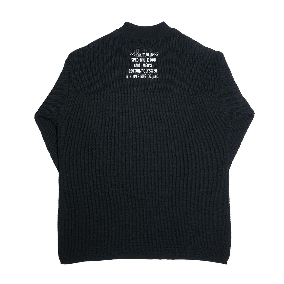 N.HOOLYWOOD MOCK NECK KNIT ブラック 38 N.HOOLYWOOD】MOCK NECK HALF SLEEVE SHIRT | MICH