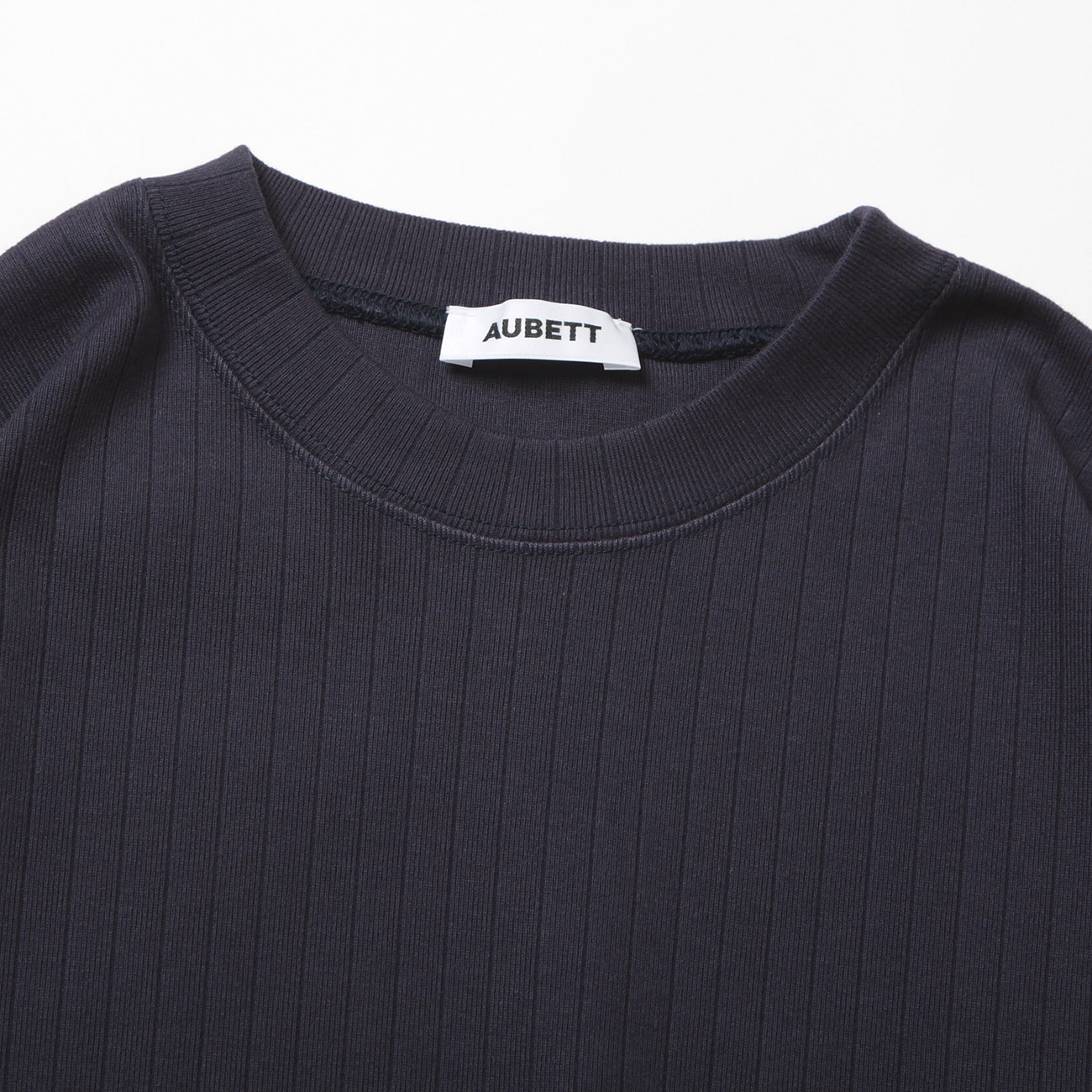 AUBETT / オーベット | 針抜きフライス オーバーサイズL/S - Navy