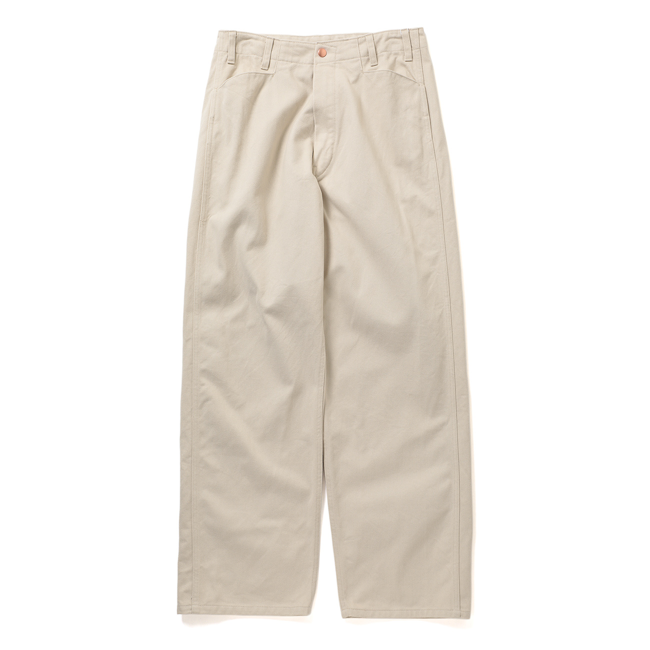 COMOLI / コモリ | コットンツイル ワークパンツ - Ivory | 通販