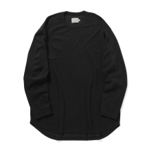 CURLY / カーリー | NEW WARM TEE (CREW-NECK) - Black