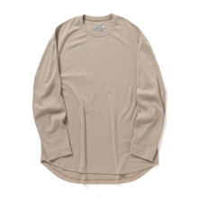 CURLY / カーリー | NEW WARM TEE (CREW-NECK) - Greige