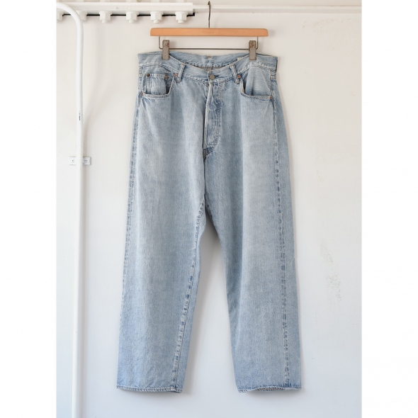 size1 COMOLI BLEACH DENIM コモリ ブリーチ　デニム