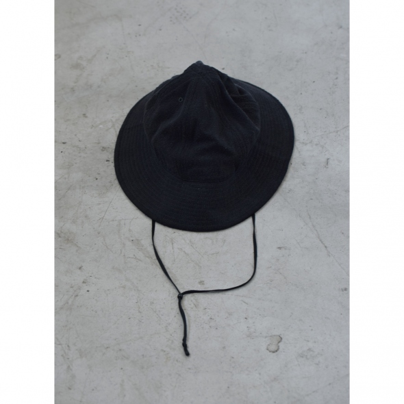 COMOLI / コモリ | シルクネップ ハット - Black | 通販 - 正規取扱店