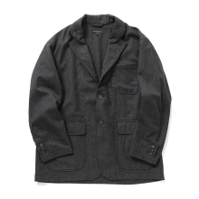 ENGINEERED GARMENTS / エンジニアドガーメンツ | Loiter Jacket - High Count Worsted Wool - Charcoal
