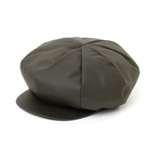 ENGINEERED GARMENTS / エンジニアドガーメンツ | Newsboy Cap - Nyco Coated Cloth - Olive