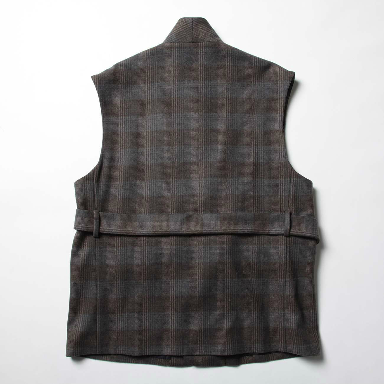 URU WOOL CHECK BELTED COAT　サイズ１ IRO Pamae Checked Belted Coat | Grey | FARFETCH