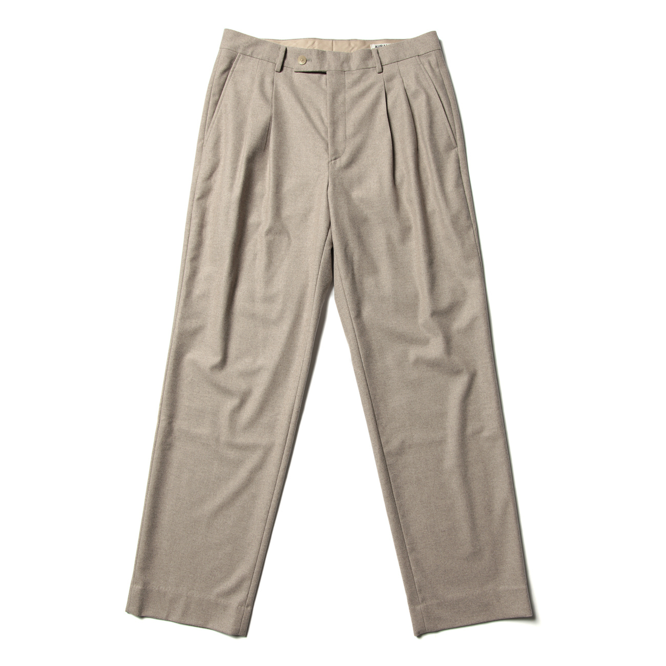 AURALEE / オーラリー | WOOL FULLING FLANNEL SLACKS - Top Beige