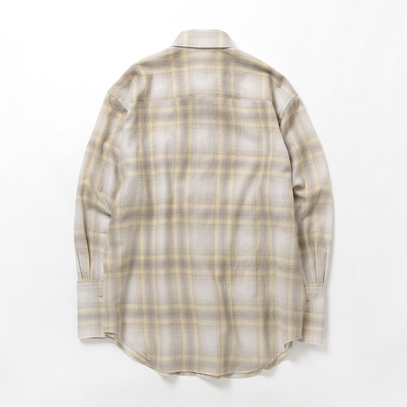 AURALEE / オーラリー | AIRY WOOL CHECK SHIRT (レディース