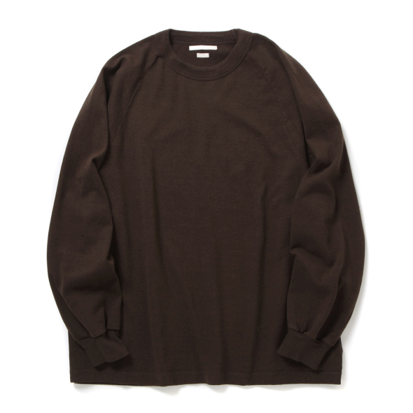 blurhms Co/Silk Nep Raglan Tee ブラームス 10171028_6710682b80e2f.jpg
