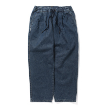 S.F.C Stripes For Creative / エスエフシー | TWO TUCK WIDE PANTS (DENIM) - Blue