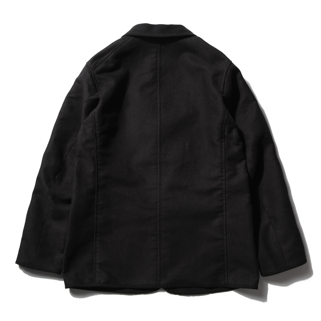 COMOLI / コモリ | モールスキン スモーキングジャケット - Black