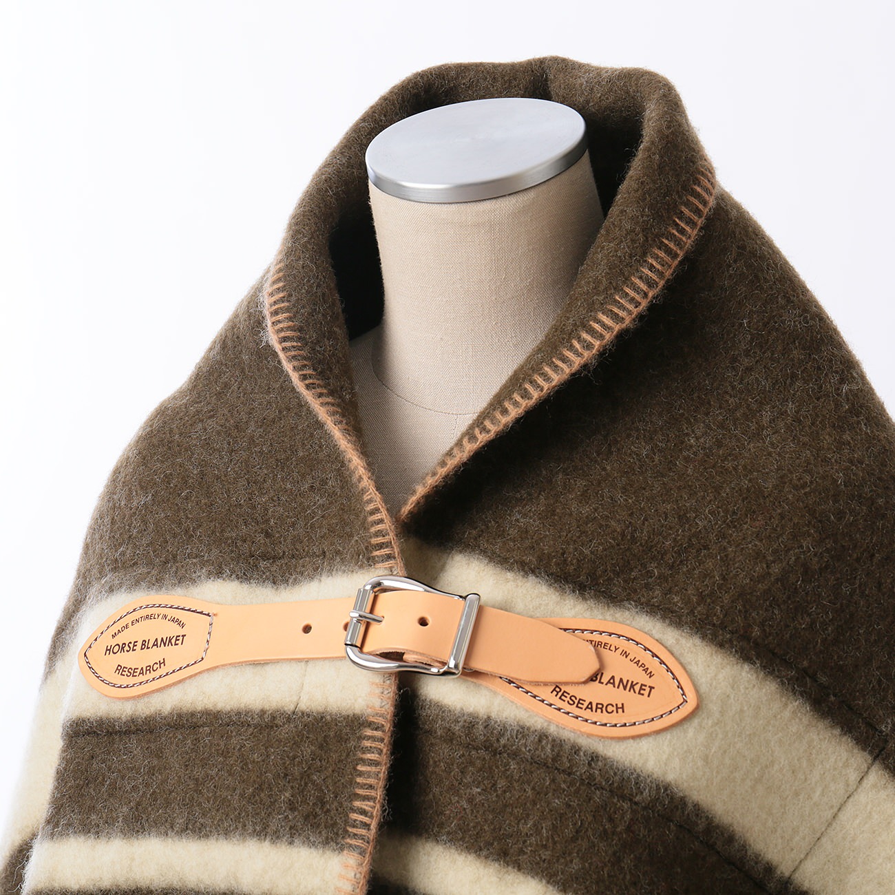 RESEARCH|Horse Blanket 1/2 - Khaki × Ivory | 通販 - 正規取扱店