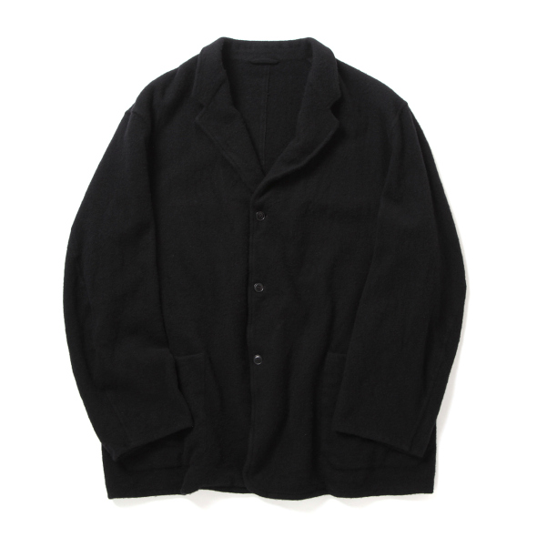 COMOLI / コモリ | 縮絨ウール ジャケット - Black | 通販 - 正規取扱