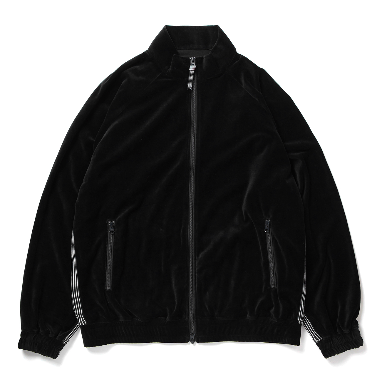 S.F.C Stripes For Creative / エスエフシー | VELOUR TRACK JACKET - Black | 通販 -  正規取扱店 | COLLECT STORE / コレクトストア