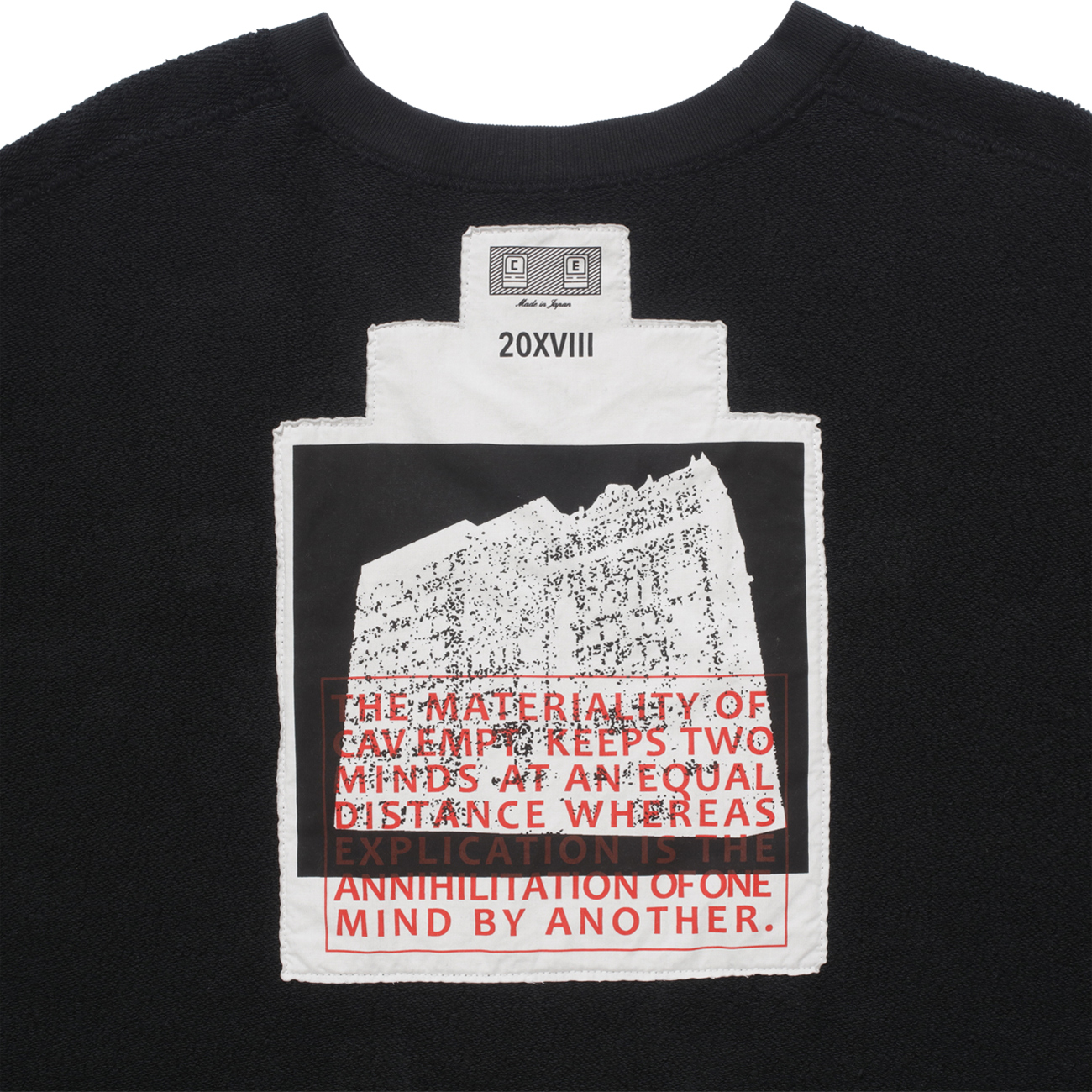 C.E / シーイー | CARD 19/1 CREW NECK - Black | 通販 - 正規取扱店 