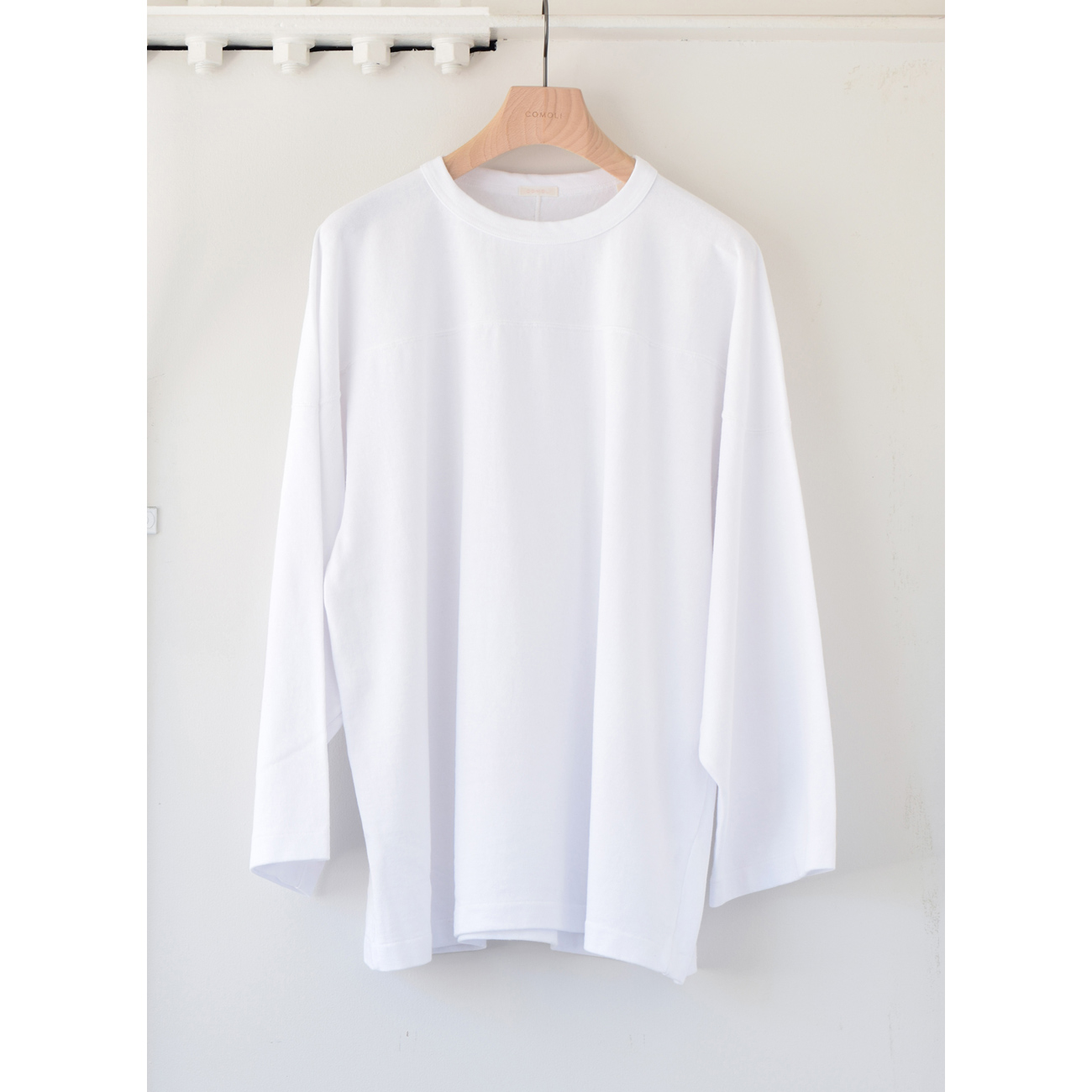 COMOLI / コモリ | フットボールTシャツ - White | 通販 - 正規取扱店