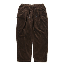 S.F.C Stripes For Creative / エスエフシー | WIDE TWO TUCK PANTS (CORDUROY) - Brown