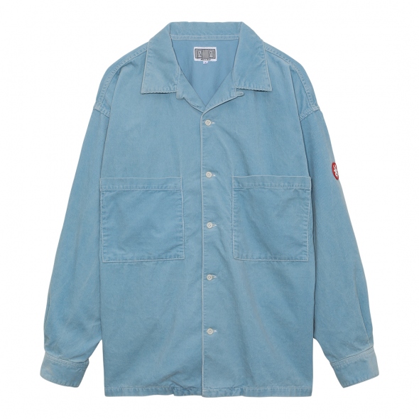 C.E / シーイー | BLEACHED CORD OPEN SHIRT - Blue | 通販 - 正規