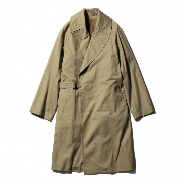 COMOLI / コモリ | コットンギャバ タイロッケンコート - Khaki | 通販