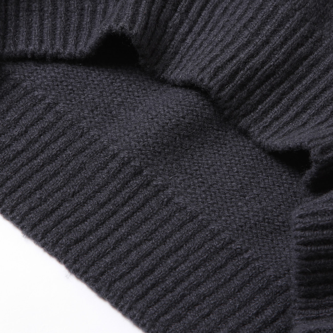 crepuscule / クレプスキュール | W/G Turtle Neck L/S - Chacoal