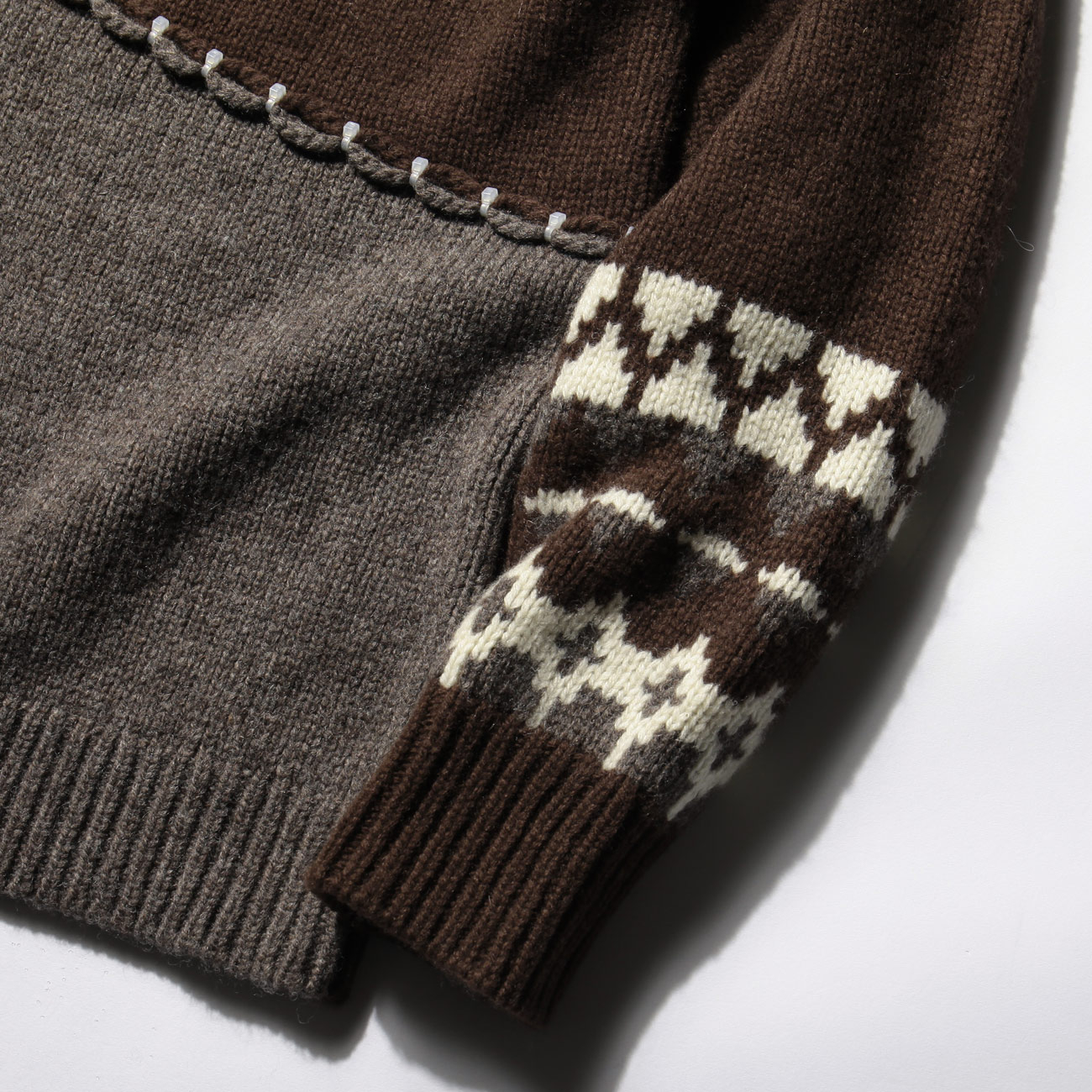 RESEARCH | Frankenstein Sweater - Brown | 通販 - 正規取扱店 