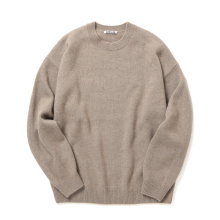 AURALEE / オーラリー | BABY CASHMERE KNIT P/O (メンズ) - Natural Brown