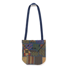 Shoulder Pouch - Poly Wool Leopard Jacquard