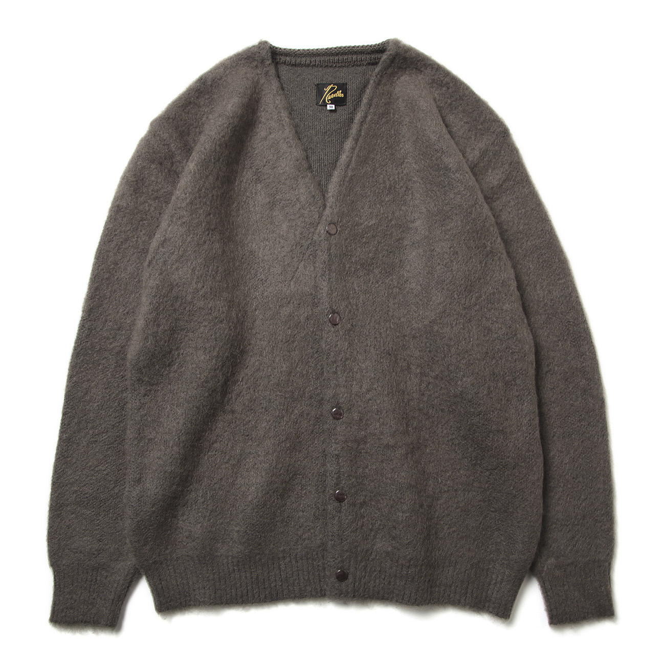 Mohair Cardigan - Solid - Charcoal